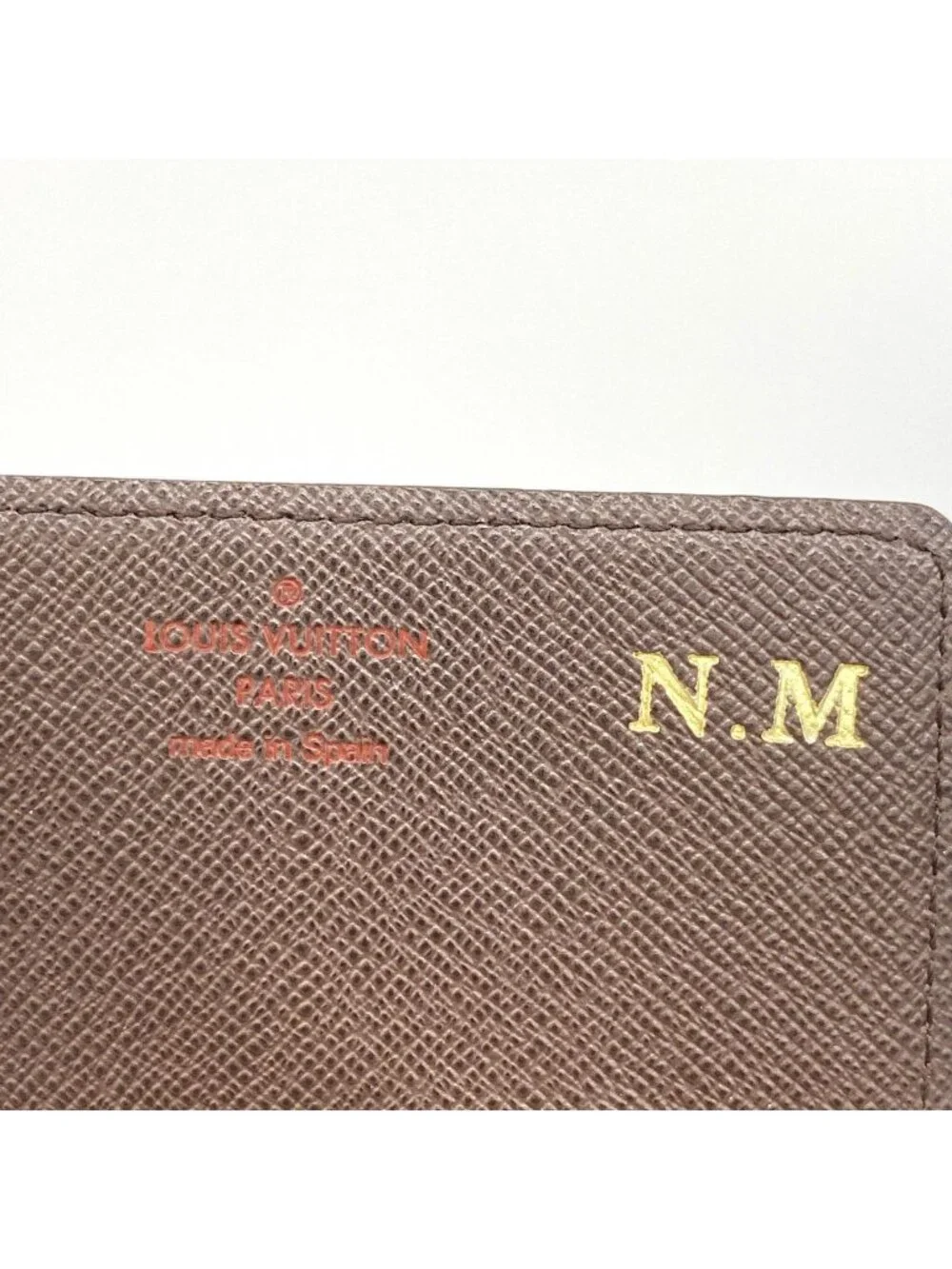 Louis Vuitton Card Case Damier Business Holder Ebene